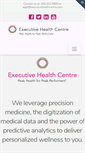 Mobile Screenshot of executivehealthcentre.com